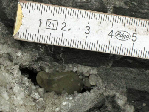 Calciet geode uit Vaux België 2008